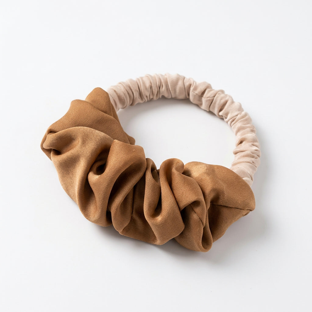 Heatless curl scrunchie for overnight blowouts