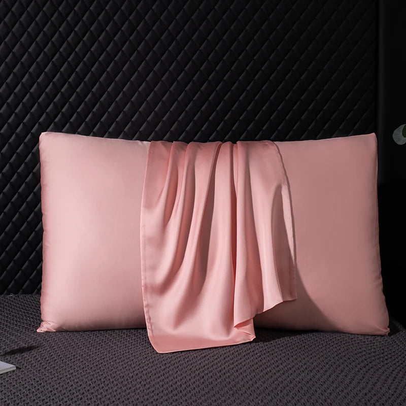 Mulberry Silk Pillowcase Set of 2 – UK Standard 50x75cm, for Hair & Skin