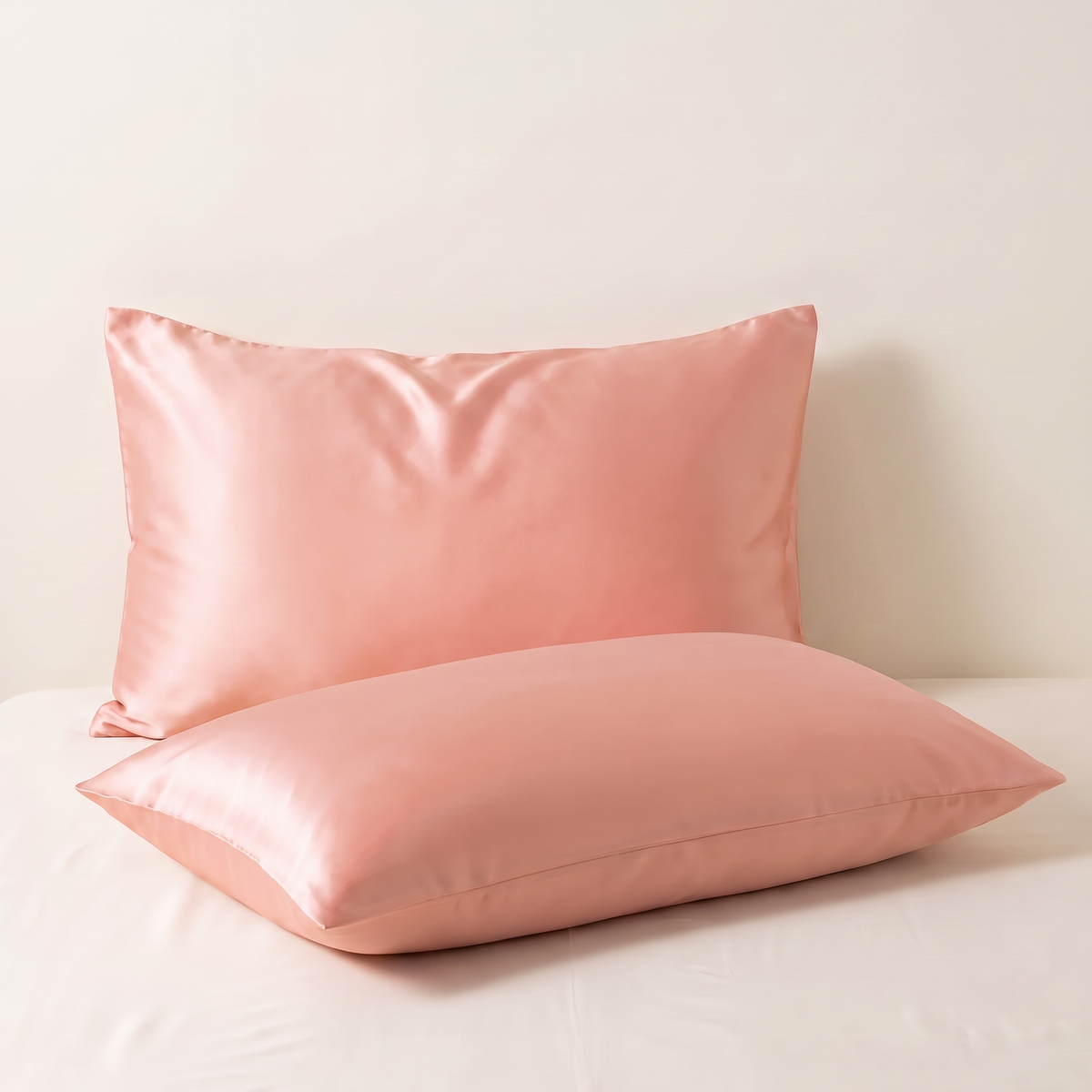 Mulberry Silk Pillowcase Set of 2 – UK Standard 50x75cm, for Hair & Skin