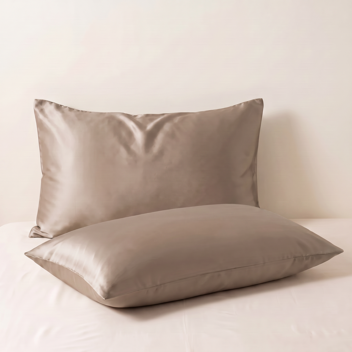 Mulberry Silk Pillowcase Set of 2 – UK Standard 50x75cm, for Hair & Skin